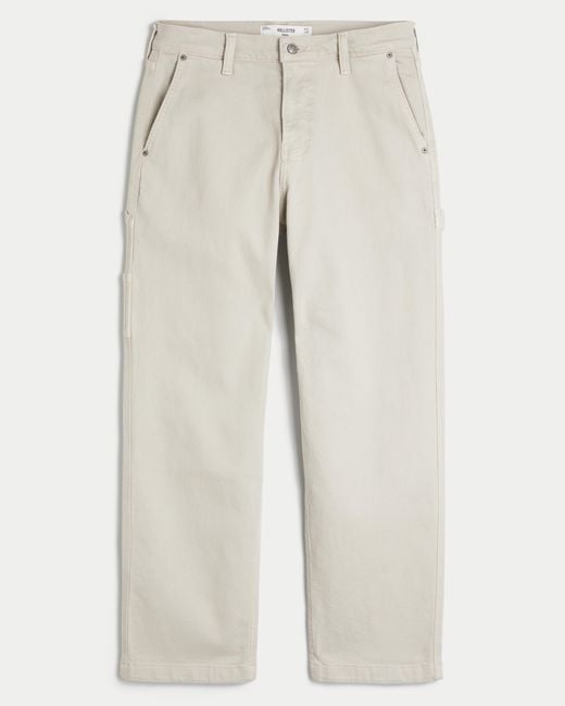 Hollister Natural Baggy Painter Jeans for men