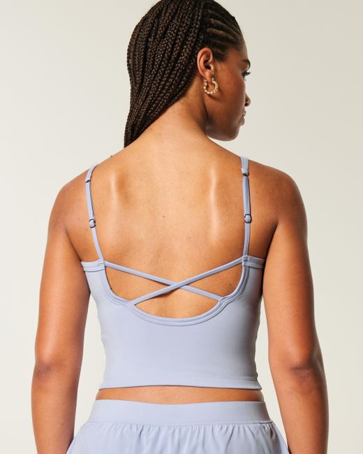 Hollister Blue Gilly Hicks Active Recharge Bow Cami