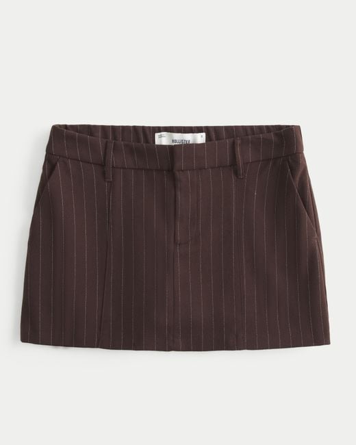 Hollister Brown A-line Mini Skort