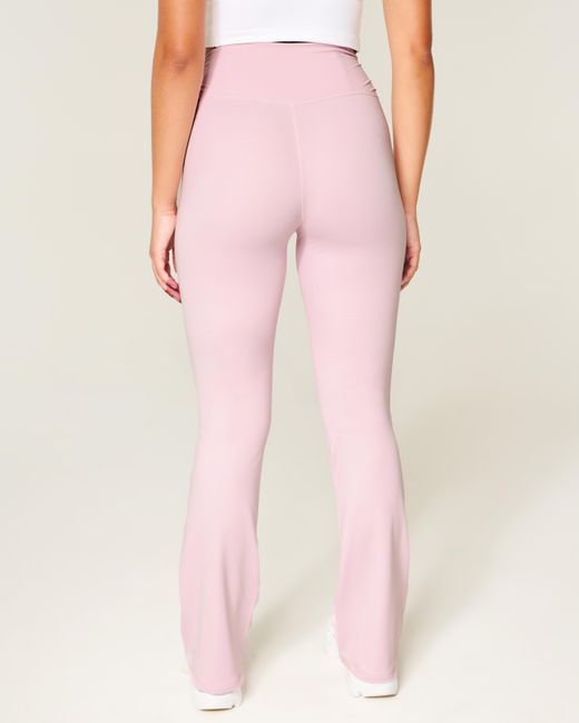 Hollister Pink Gilly Hicks Active Recharge Wrap Waist Boot Leggings