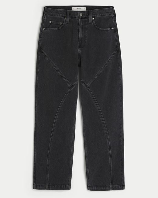Washed Black Baggy Jeans Black Jeans Men Hollister Hot Hollister