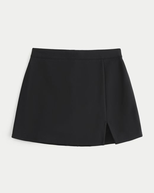 Hollister Black Ponte Mini Skort