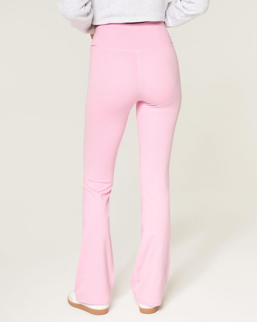 Hollister Pink Gilly Hicks Active Recharge Wrap Waist Bootcut Leggings