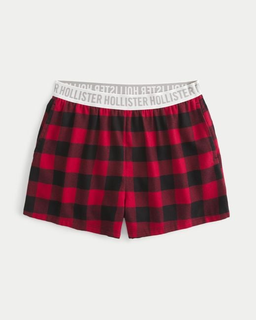 Hollister red shorts sale