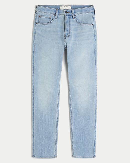 Hollister Blue Light Wash Skinny Jeans for men