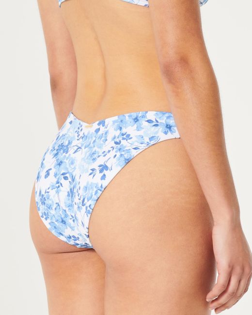 Hollister Blue High-leg V-front Cheeky Bikini Bottom