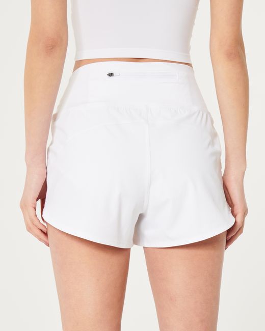 Hollister White Gilly Hicks Active Running Shorts