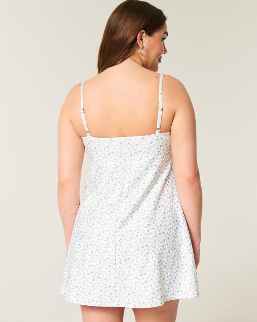 Hollister White Gilly Hicks Active Gameday Dress
