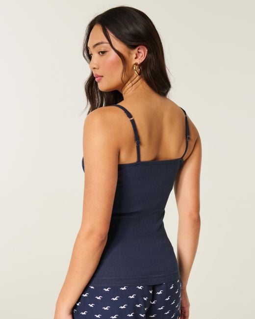 Hollister Blue Henley Cami