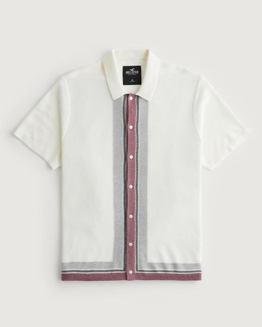 Hollister button hotsell up sweater