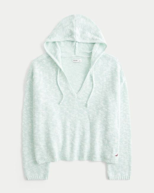 Hollister Blue Beachy Sweater Hoodie