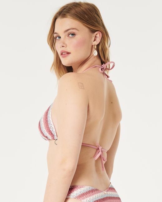 Hollister triangle bikini top cheap