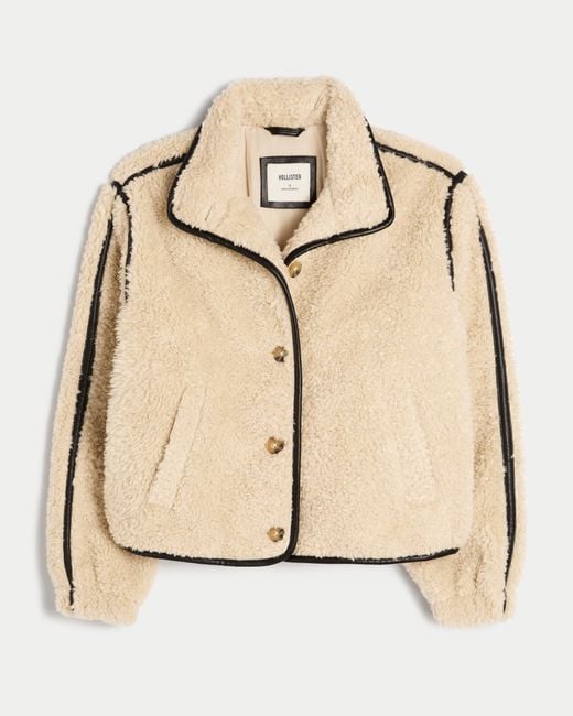 Hollister Natural Sherpa Jacket