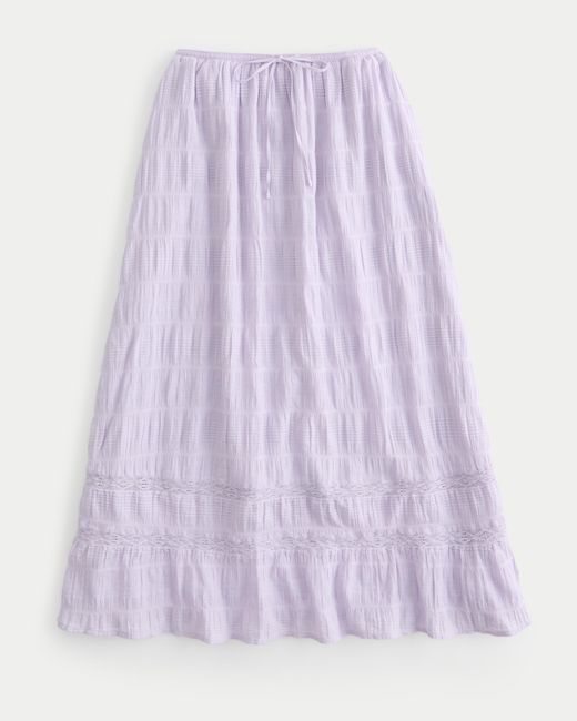 Hollister Purple Maxi Skirt