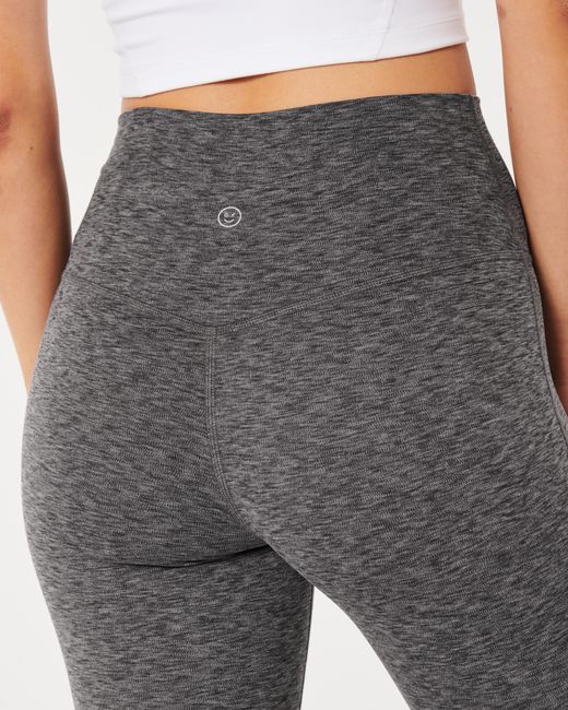 Hollister Gray Gilly Hicks Active Recharge High-rise Mini Flare Leggings