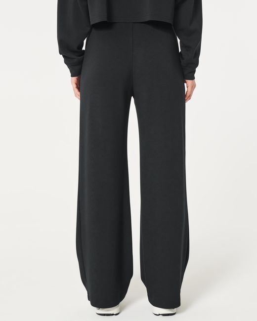 Hollister Black Gilly Hicks Active Cooldown Wide-leg Pants