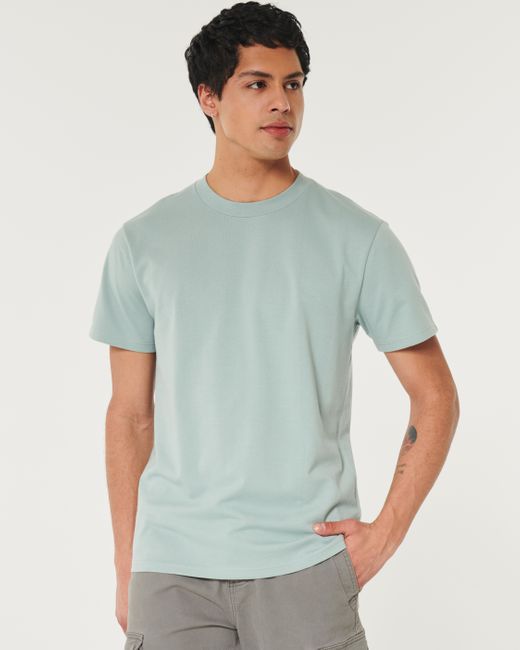 Hollister Blue Relaxed Cooling Tee for men