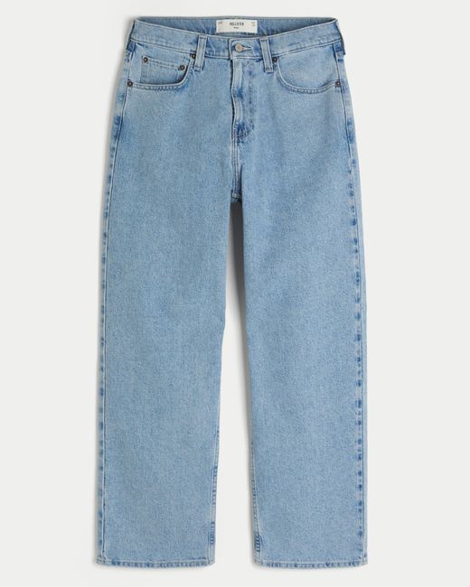 Hollister Blue Baggy Jeans for men