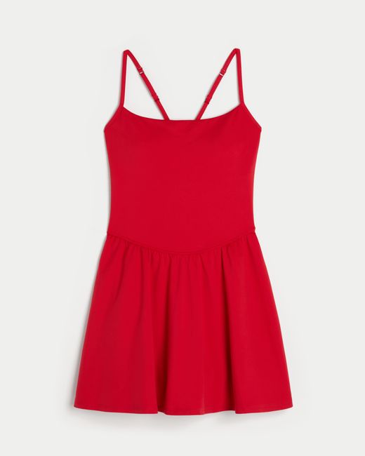 Hollister Red Gilly Hicks Active Strappy Back Dress