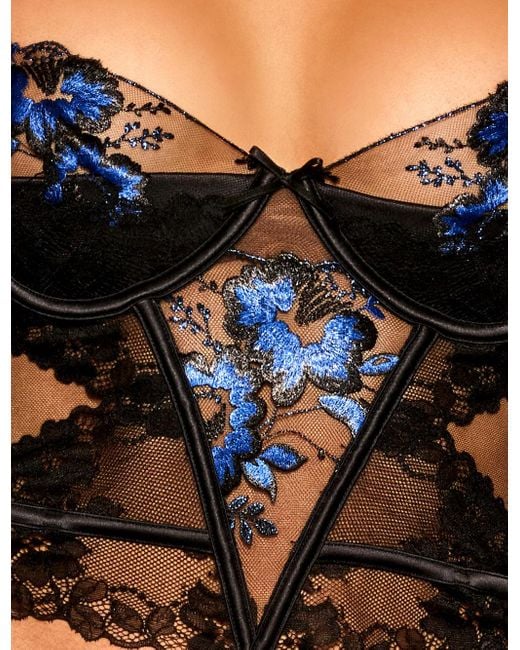 Honey Birdette Black Everly Bustier