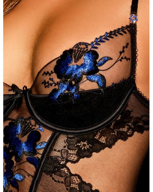 Honey Birdette Black Everly Bustier