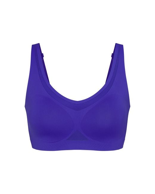 Honeylove Blue Crossflex Activity Bra