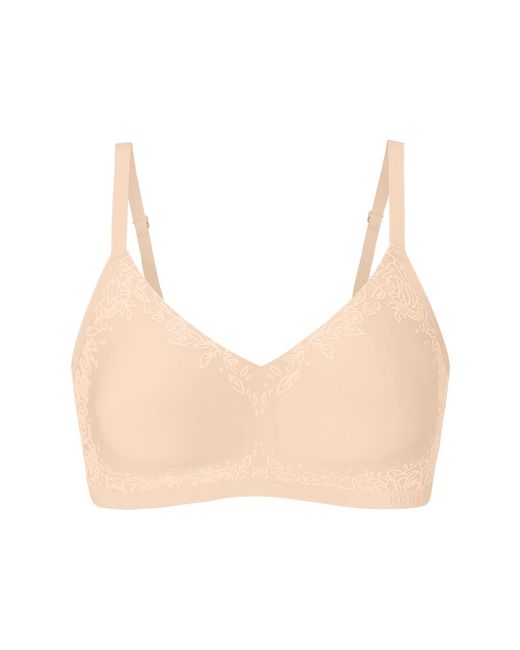 Honeylove Silhouette Roses Bra in Natural | Lyst