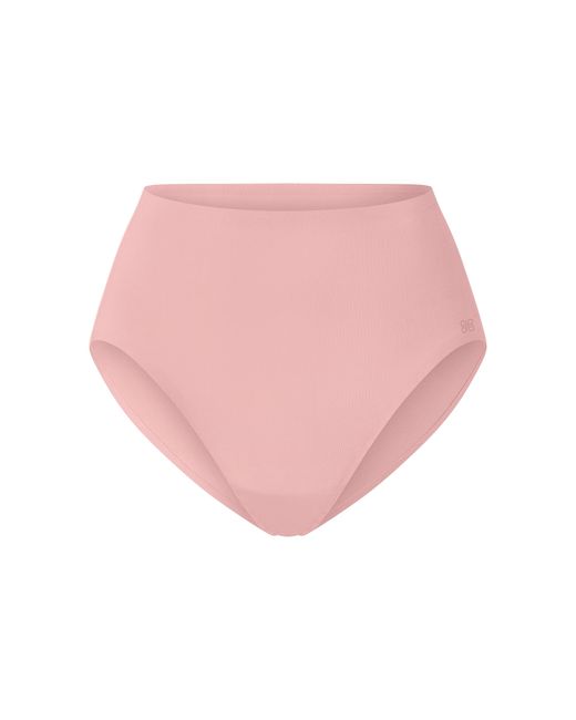 Honeylove Pink Softform Cotton High-Rise Brief Underwear