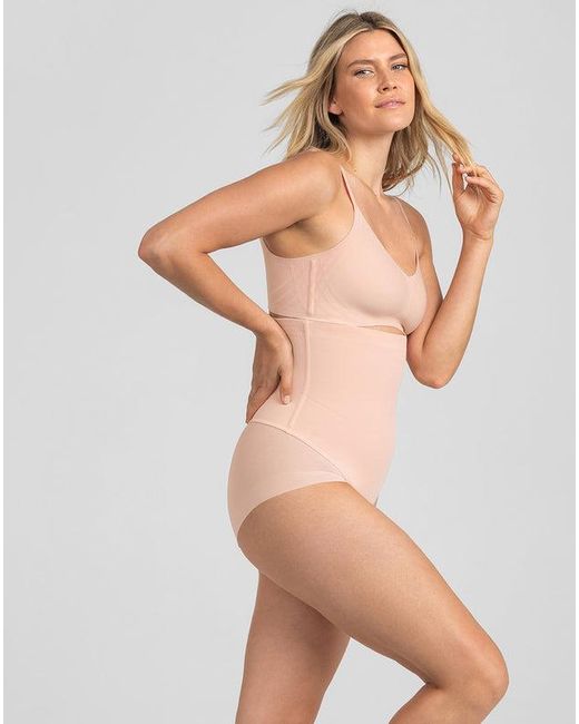 Honeylove Pink Superpower Brief Shorts Shapewear