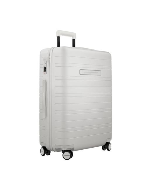 Horizn Studios White Check-in Luggage H6