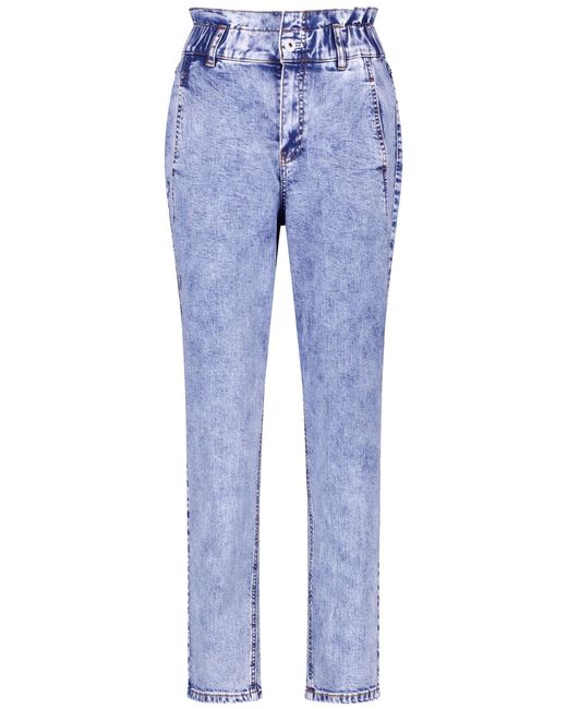 Taifun Blue Paperbag jeans mom fit baumwolle