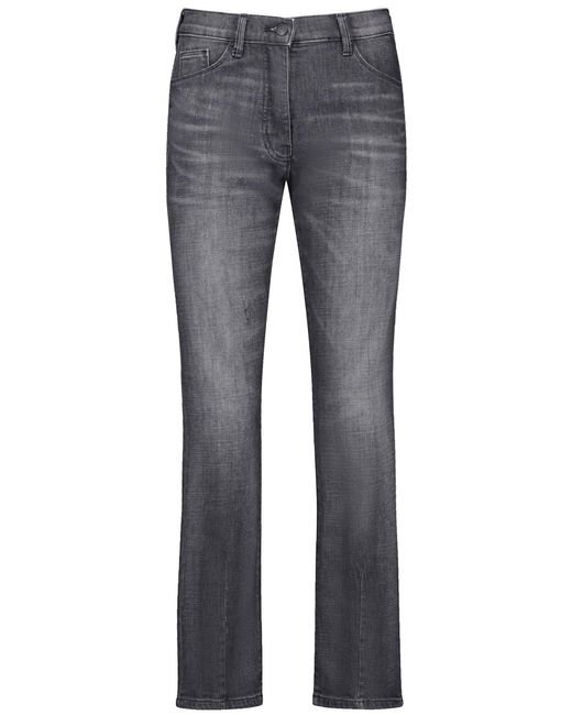 Gerry Weber Gray Jeans kia꞉ra relaxed fit mit washed-out-effekt baumwolle