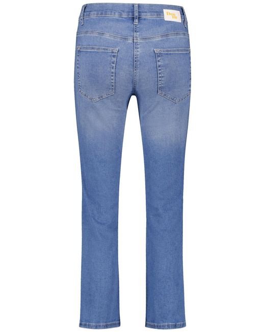 Gerry Weber Blue Ausgestellte jeans mar꞉lie flared cropped baumwolle