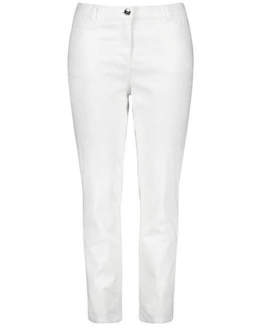 Samoon White Elastische 7/8 jeans betty baumwolle