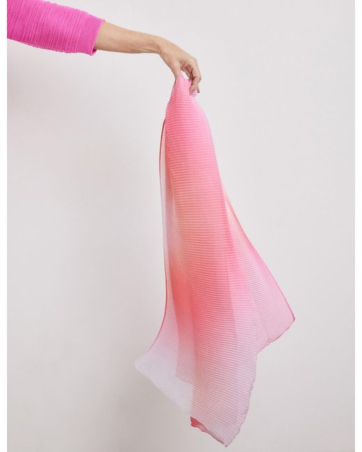 Gerry Weber Pink Leichter schal mit batik-muster 180cm