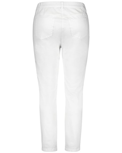 Samoon White Elastische 7/8 jeans betty baumwolle