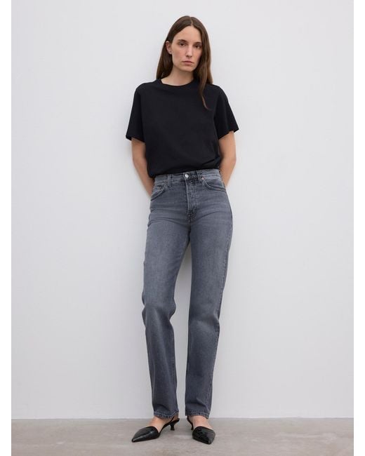 House of Dagmar Blue Straight Leg Denim