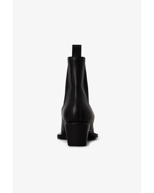 House of Dagmar Black Square Toe Chelsea Boots