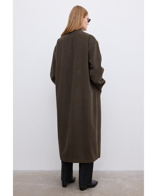 House of Dagmar Brown Oversize Belted Coat