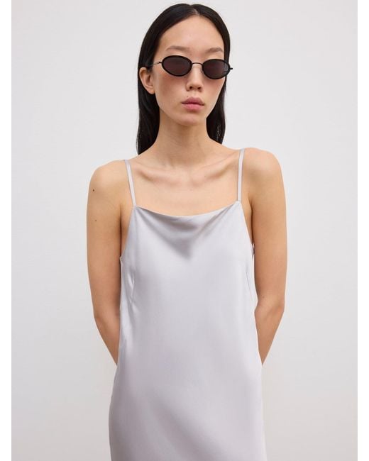 House of Dagmar White Camisole Midi Dress