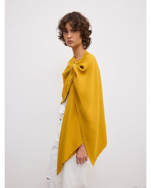 House of Dagmar White Cape Top