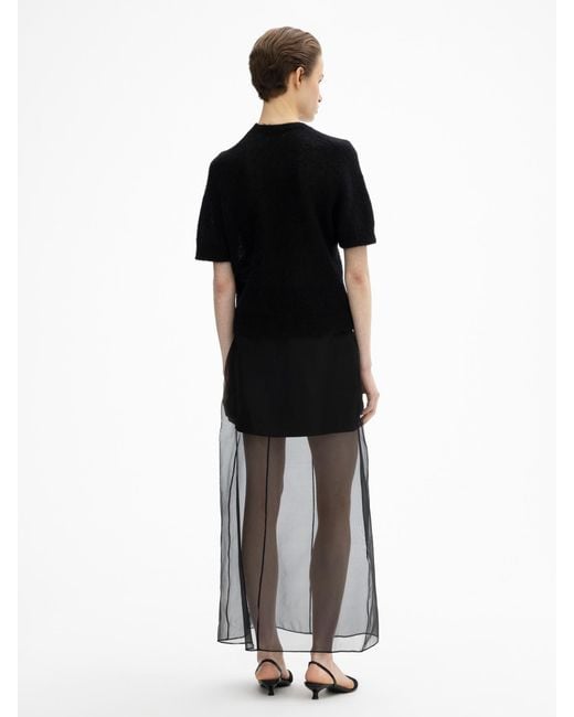 House of Dagmar Black Organza Skirt