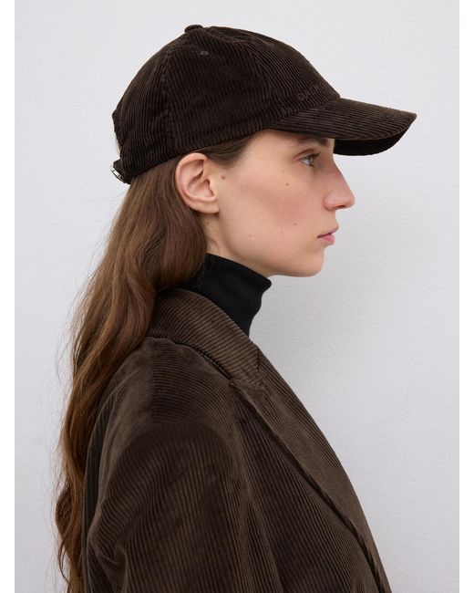 House of Dagmar Black Corduroy Cap