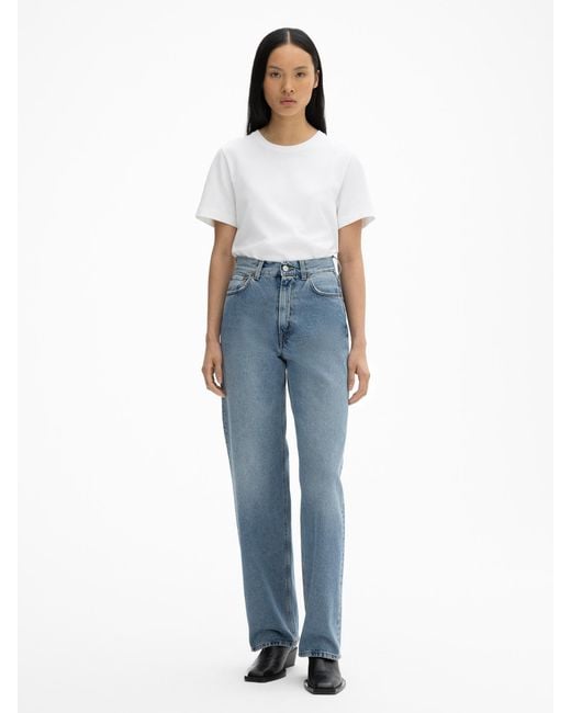 House of Dagmar Blue Wide Leg Denim