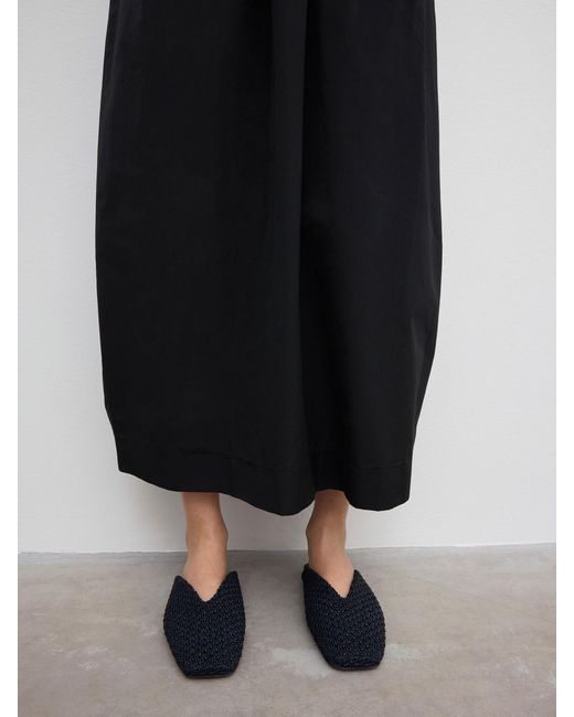 House of Dagmar White Square Toe Slip Ins