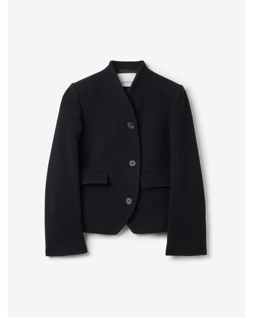 House of Dagmar White Short Curved Jacket
