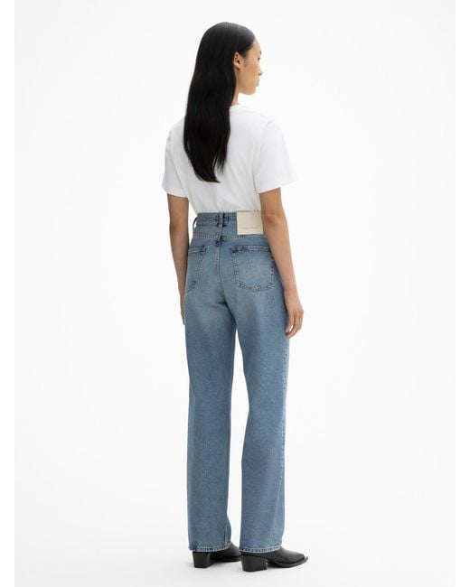 House of Dagmar Blue Wide Leg Denim