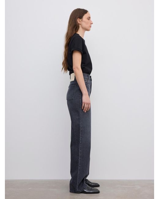 House of Dagmar Blue Wide Leg Denim