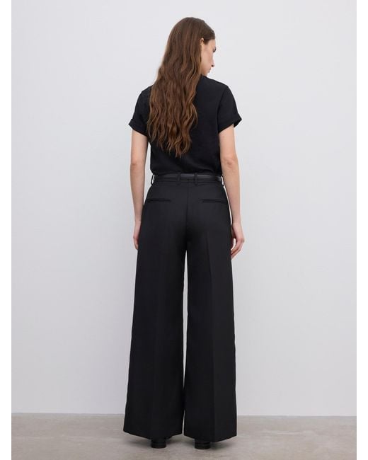 House of Dagmar Blue Wide Leg Trousers