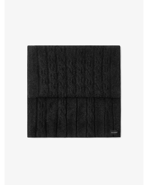 House of Dagmar Black Cashmere Blend Scarf